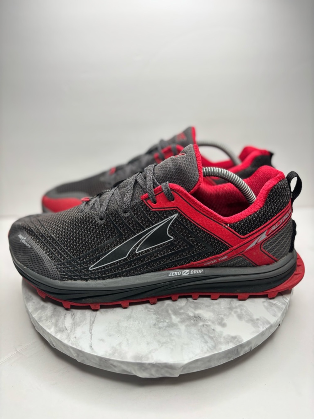 Size 10- Altra Timp 1.5 trail running shoes Men Red/ Black’s